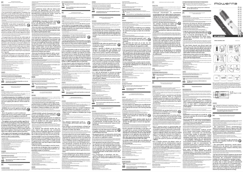 Image de la première page du manuel de l'appareil Elite CF7812