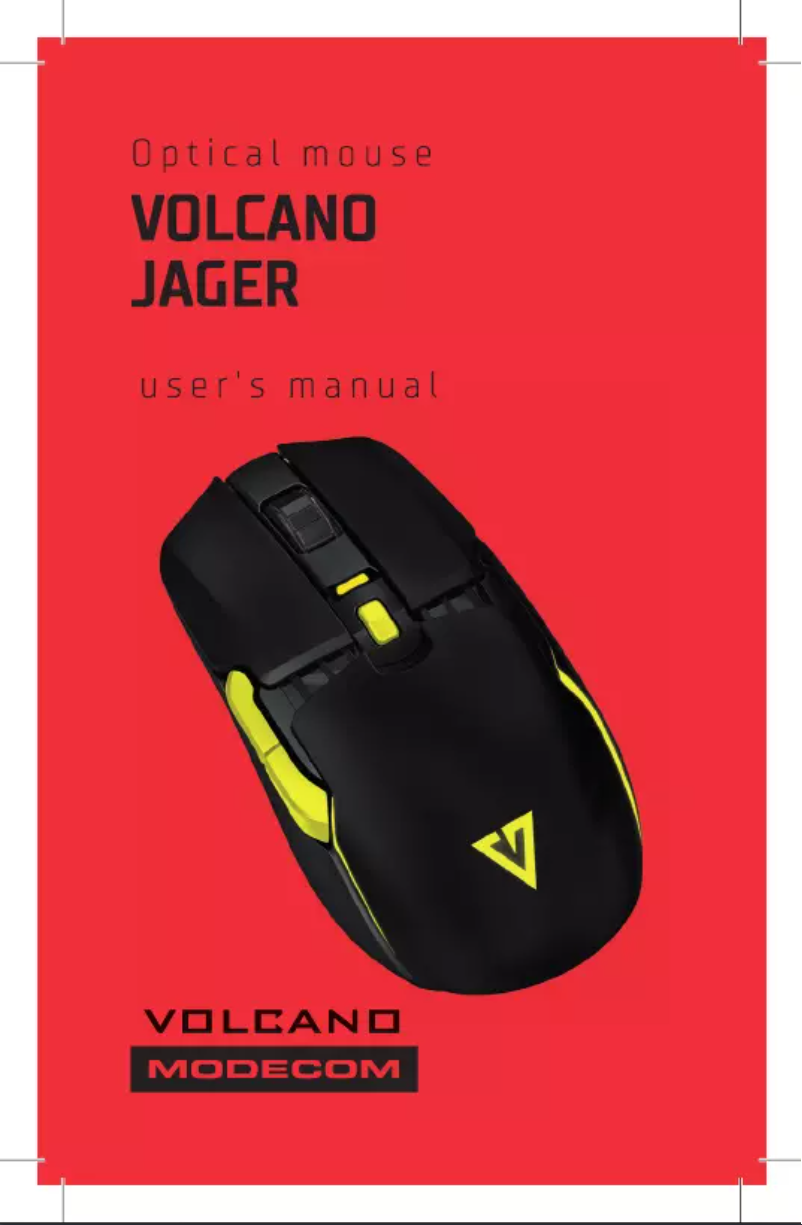 Page n°1 - Manuel utilisateur ModeCom Volcano Jager