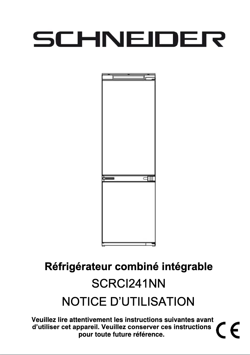 Page 1 de la notice Manuel utilisateur Schneider SCRCI241NN