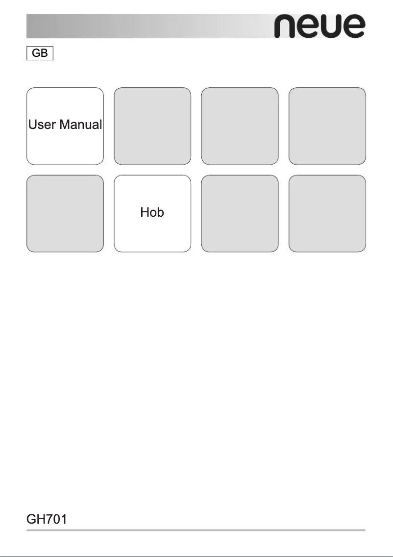 Página 1 del manual Manual de usuario Neue GH701