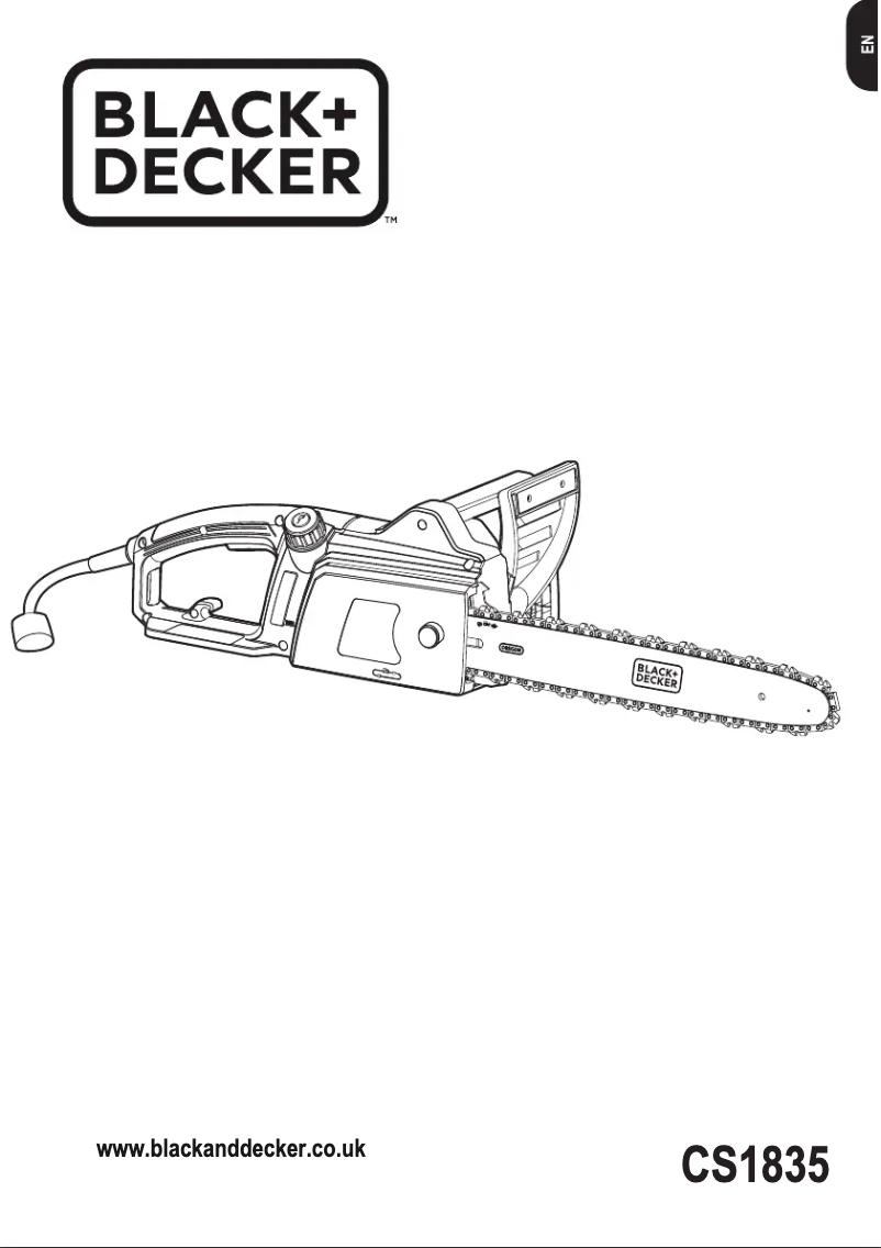 Page 1 de la notice Manuel utilisateur Black & Decker CS1835