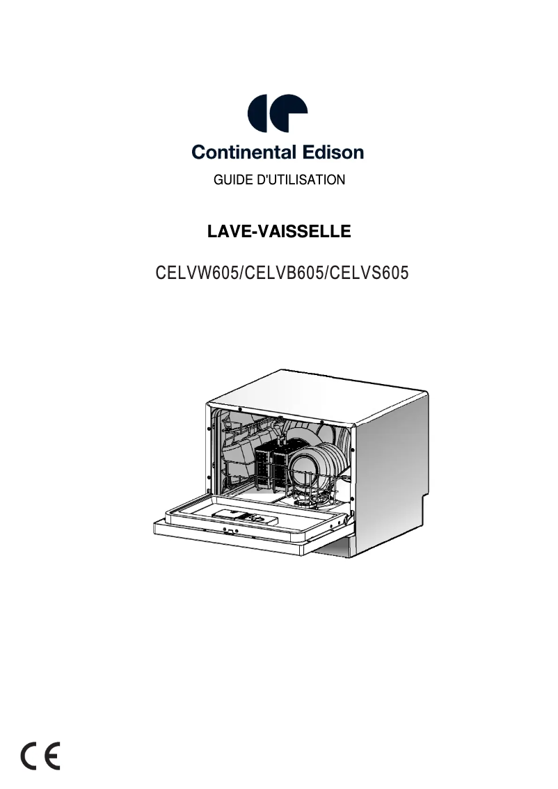 Page n°1 - Manuel utilisateur Continental Edison CELVW605