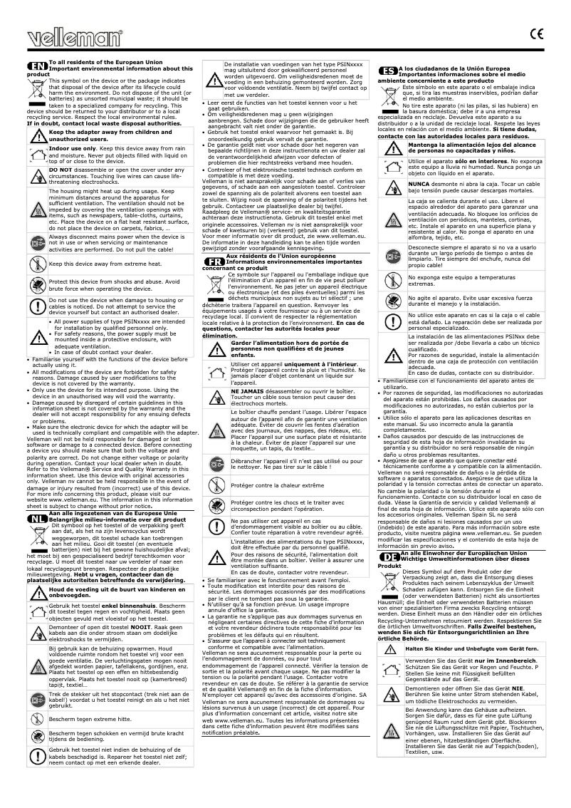 Page n°1 - Fiche technique Mean Well ELG-150-24A-3Y