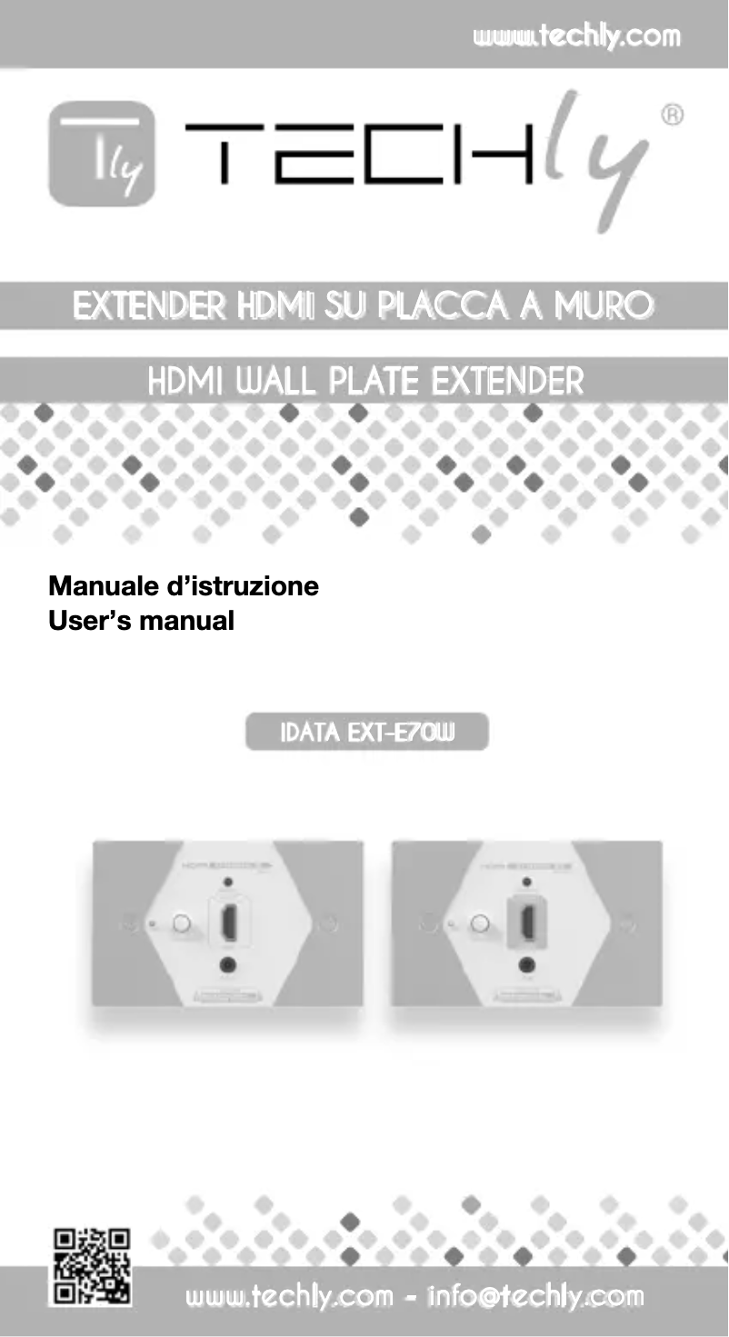 Page n°1 - Manuel utilisateur Techly IDATA EXT-E70W