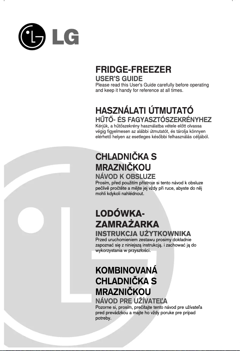 Page 1 de la notice Manuel utilisateur LG GR-F459BLQW