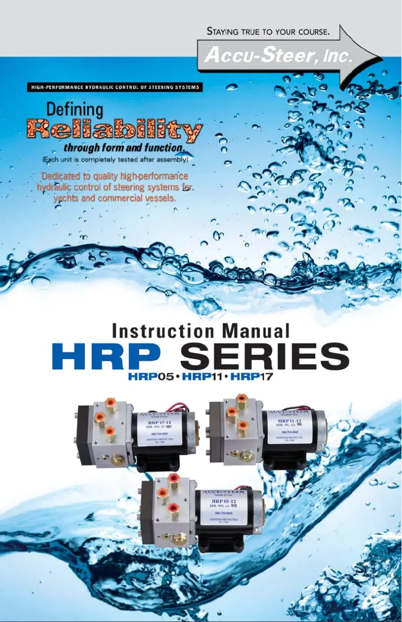 Image de la première page du manuel de l'appareil HRP17