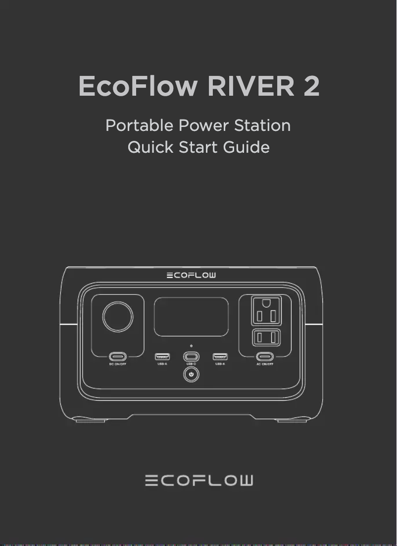 Página 1 del manual Manual de usuario EcoFlow River