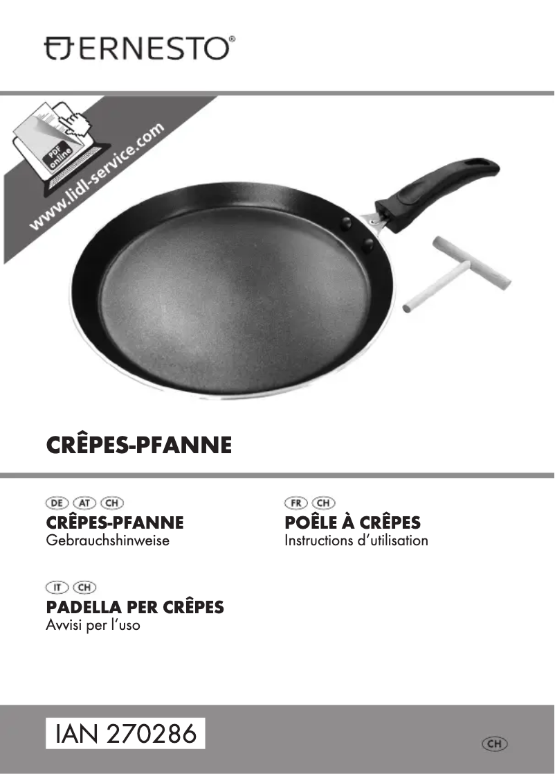 Page 1 de la notice Manuel utilisateur SilverCrest HG00024A