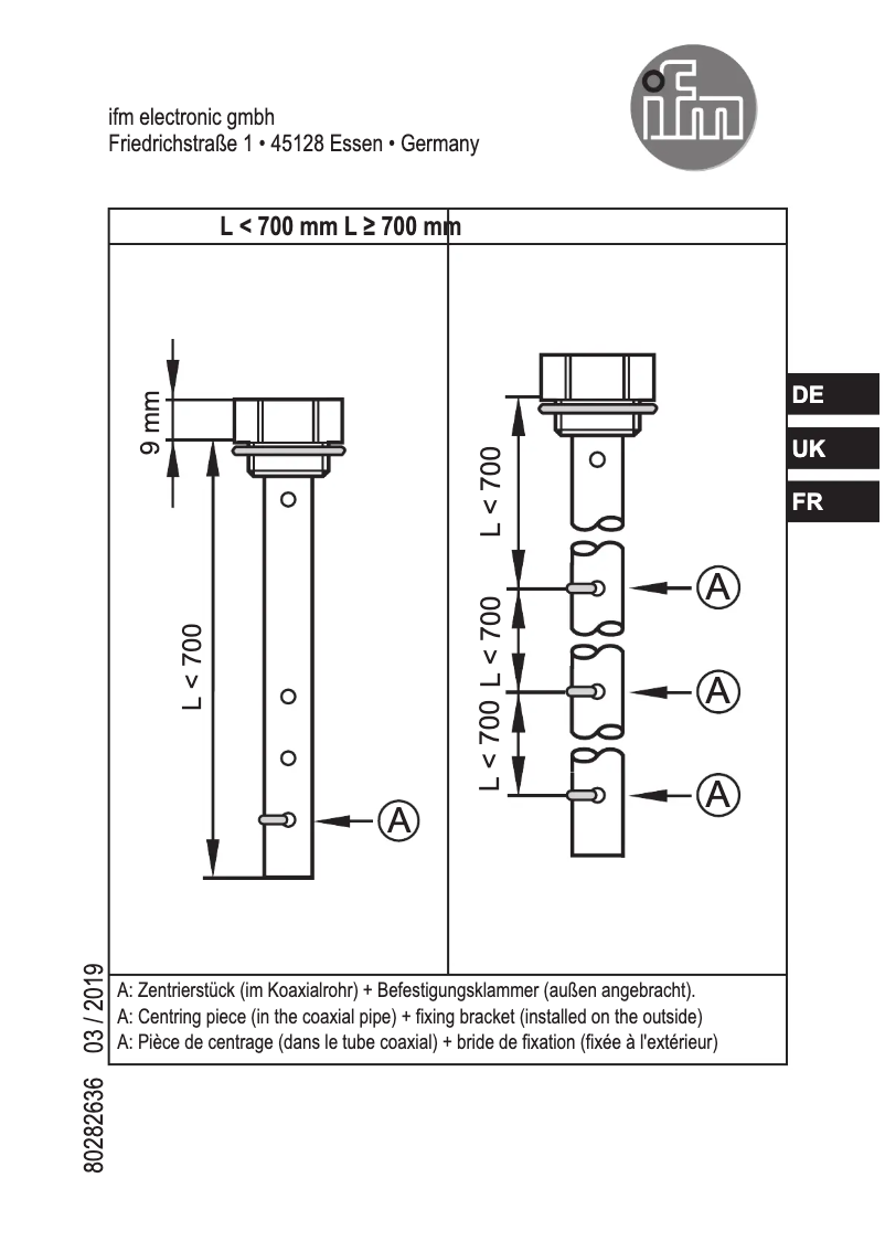 Page n°1 - Manuel utilisateur IFM E43222