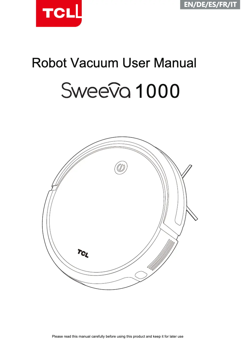 Image de la première page du manuel de l'appareil SW1000B