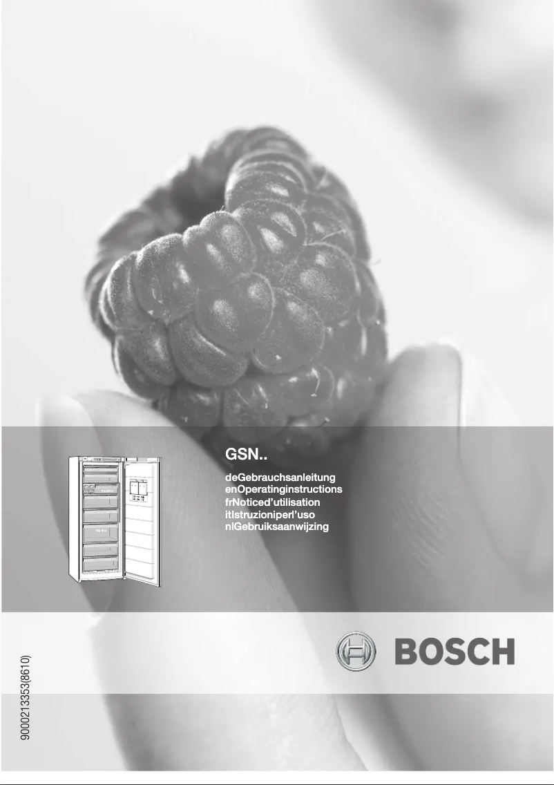 Page n°1 - Manuel utilisateur Bosch GSN28A75