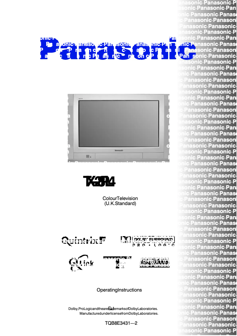 Image de la première page du manuel de l'appareil TX-28PL4