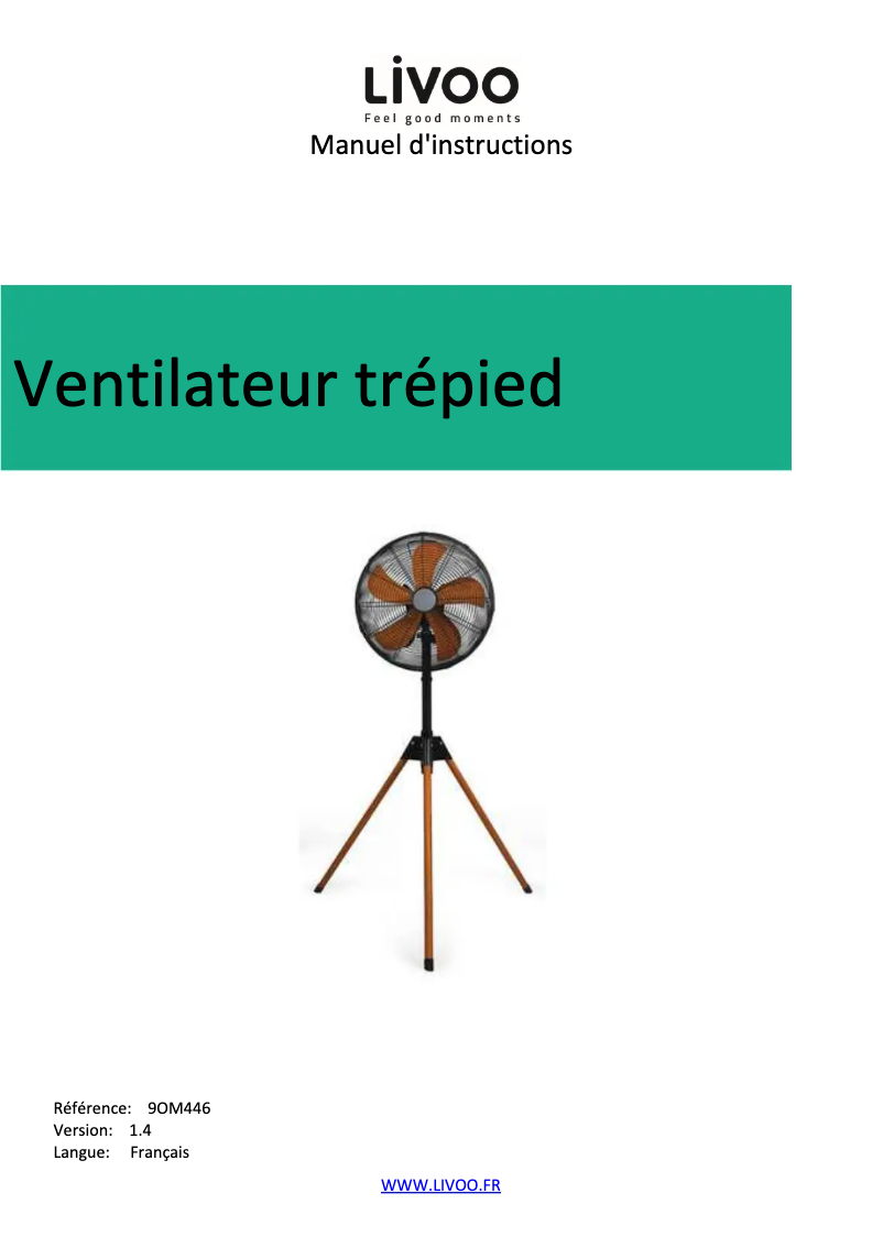 Página 1 del manual Manual de usuario Livoo DOM446