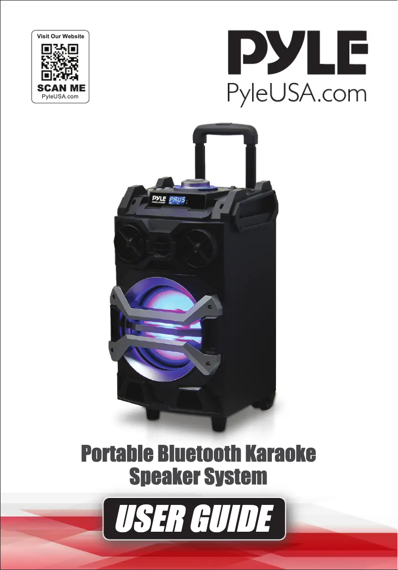 Page 1 de la notice Manuel utilisateur Pyle PWMA325BT