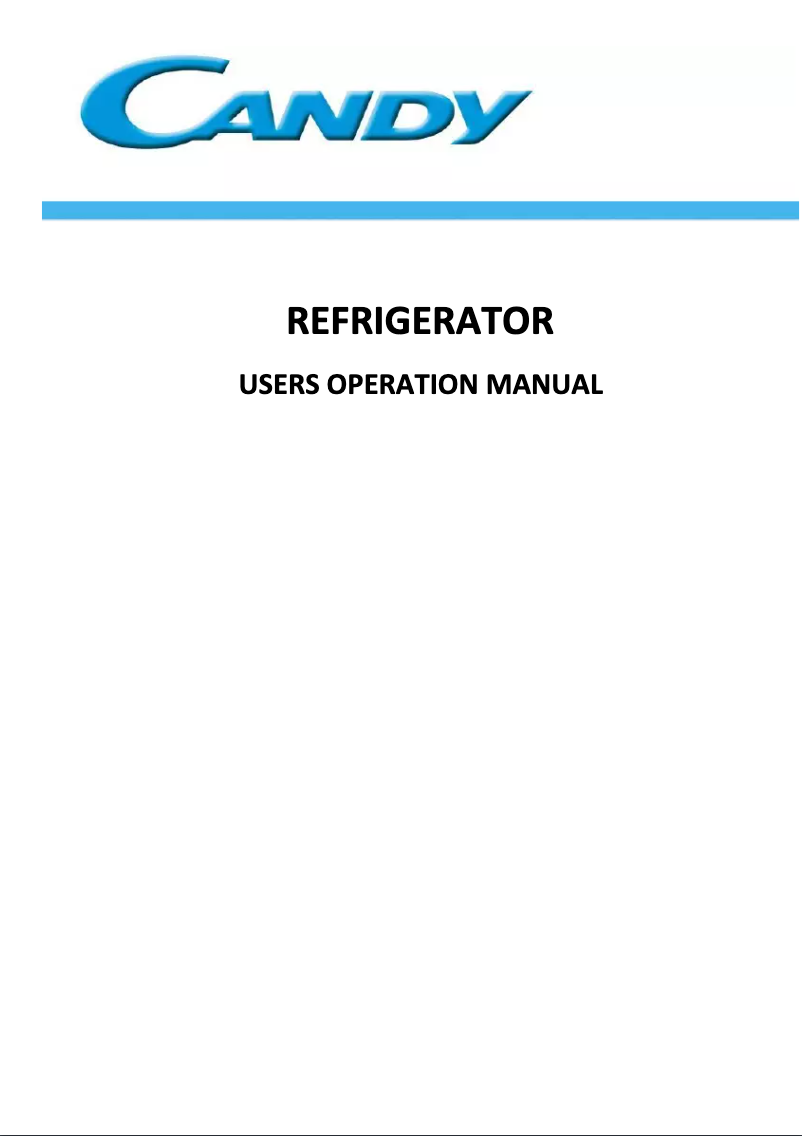 Page 1 de la notice Manuel utilisateur Candy CHICS 5182XWD