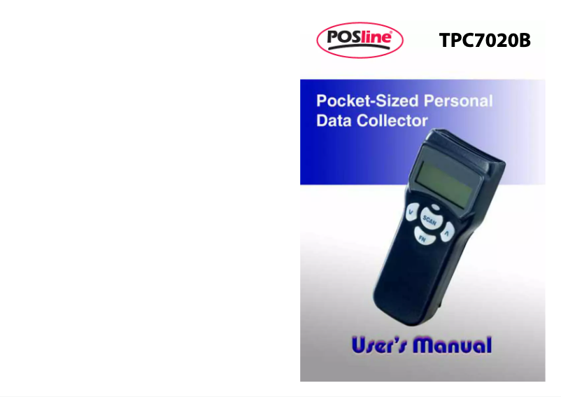 Page 1 de la notice Manuel utilisateur POSline TPC7020C