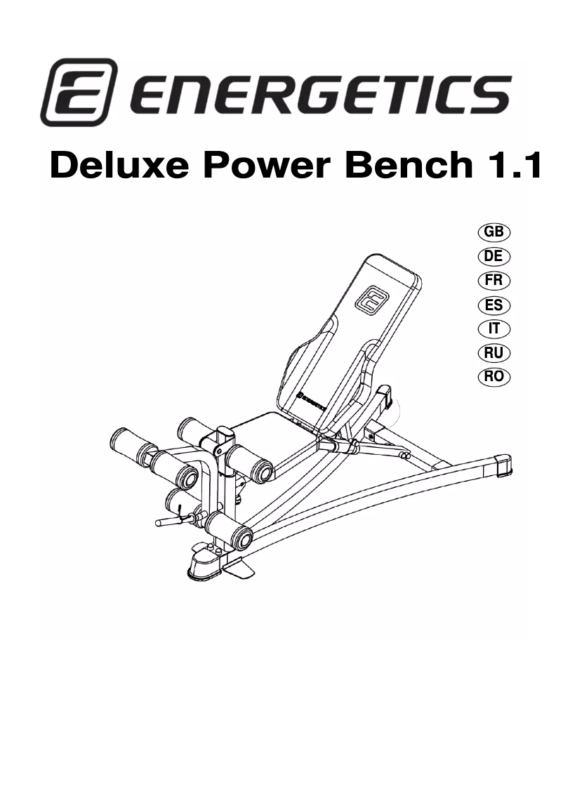 Page n°1 - Manuel utilisateur Energetics Deluxe Power Bench 1.1