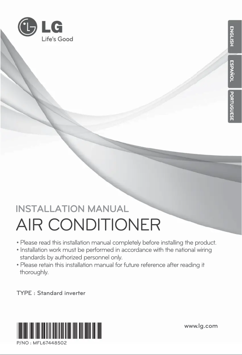 Page 1 de la notice Manuel utilisateur LG AUUW24GD2