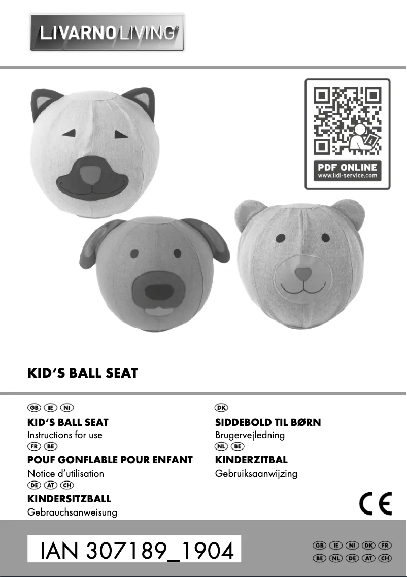 Page 1 de la notice Manuel utilisateur Livarno Lux IAN 307189