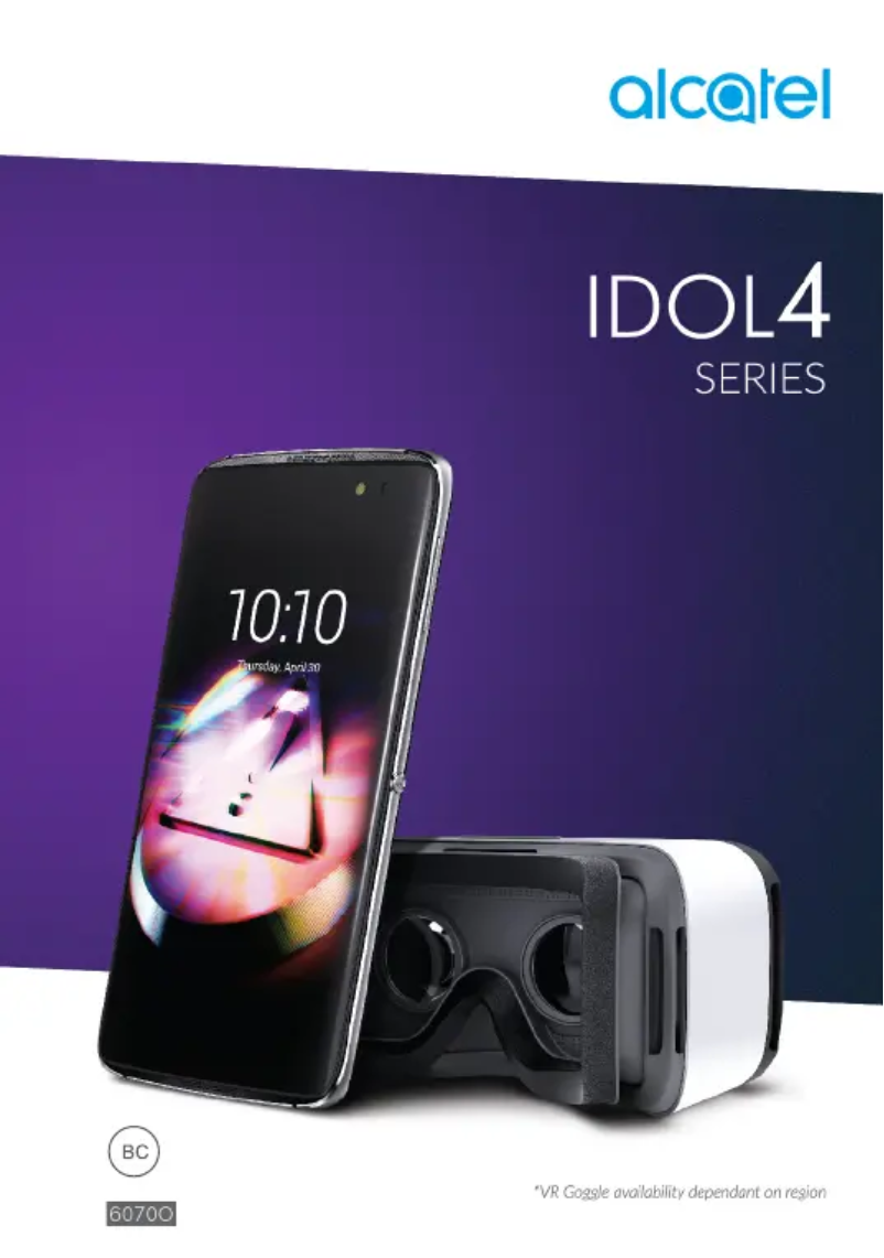 Page n°1 - Manuel utilisateur Alcatel Idol 4S 6070 O