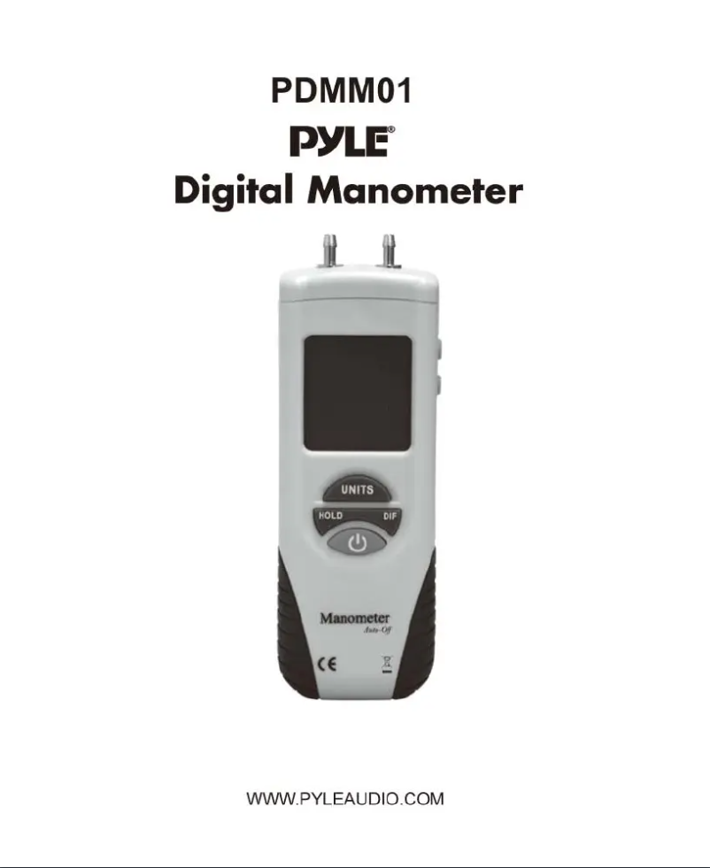 Page n°1 - Manuel utilisateur Pyle PDMM01