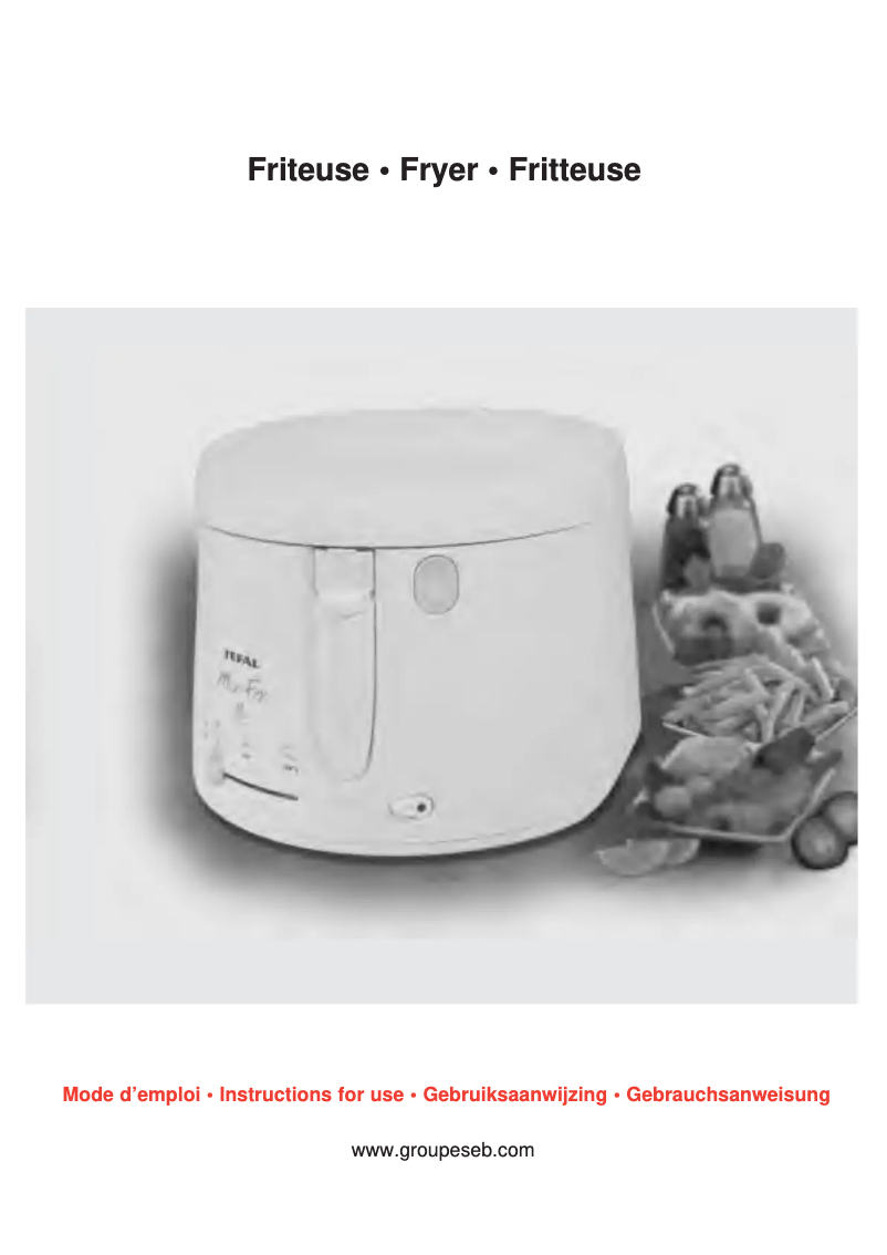 Page n°1 - Manuel utilisateur Tefal Maxi Fry FF1055