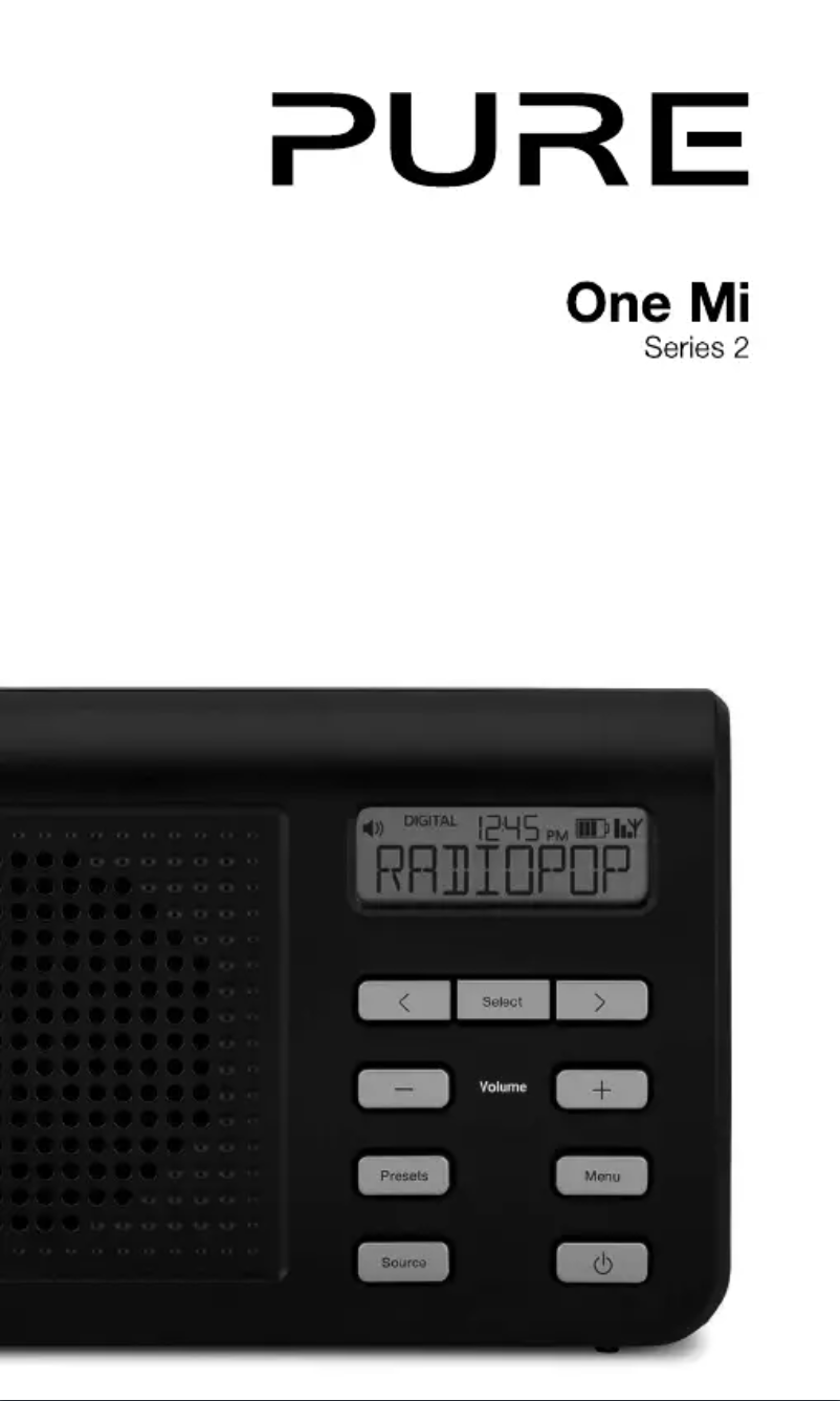 Image de la première page du manuel de l'appareil ONE Mi Series 2