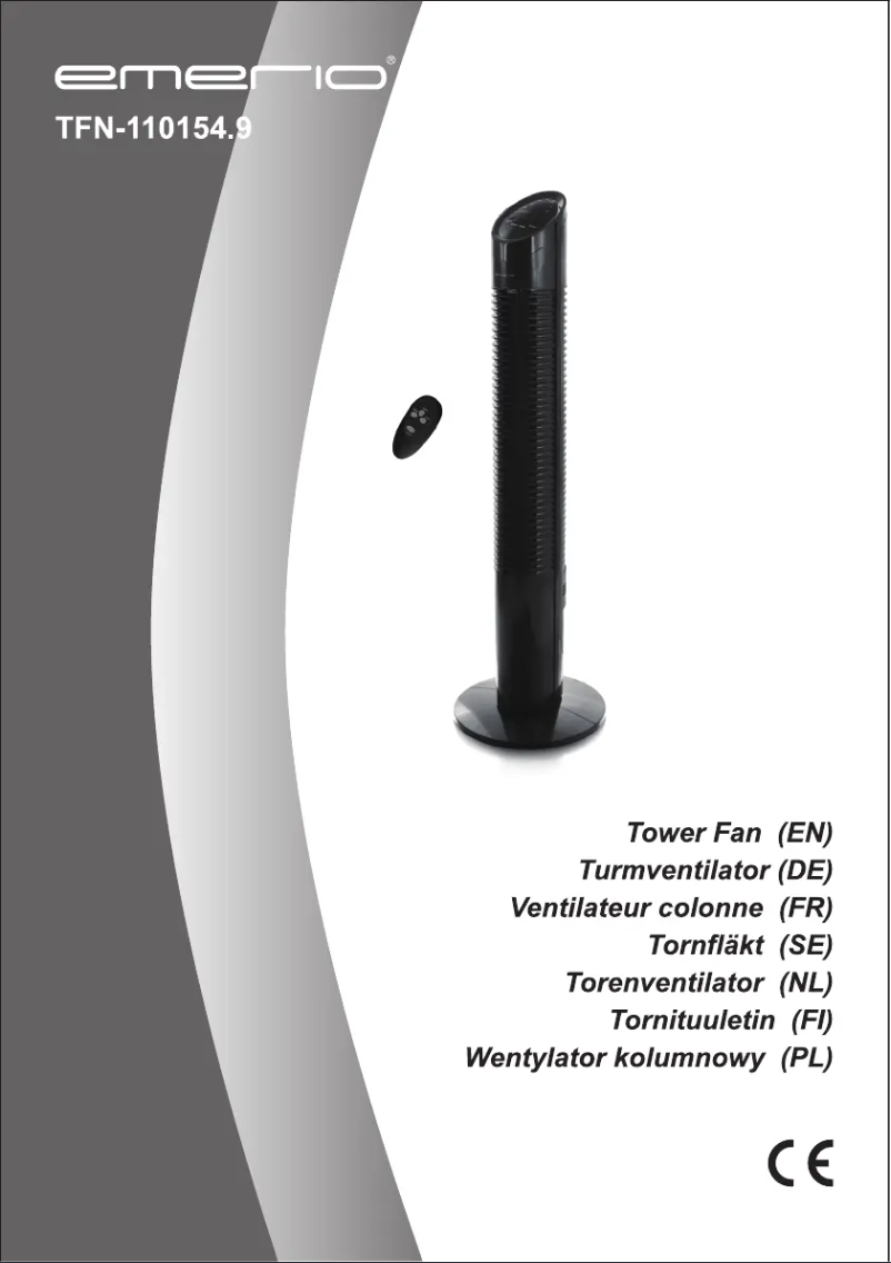 Page 1 de la notice Manuel utilisateur Emerio TFN-110154.9