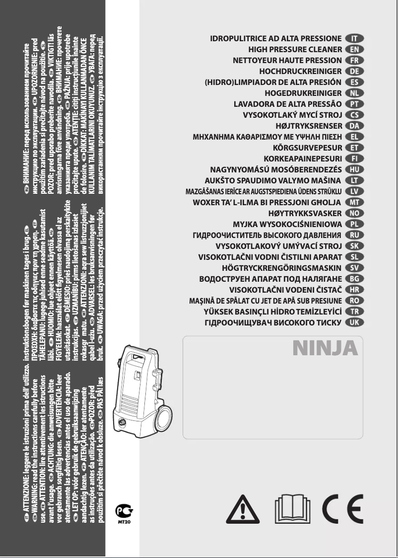 Page 1 de la notice Manuel utilisateur Lavorwash Ninja 120