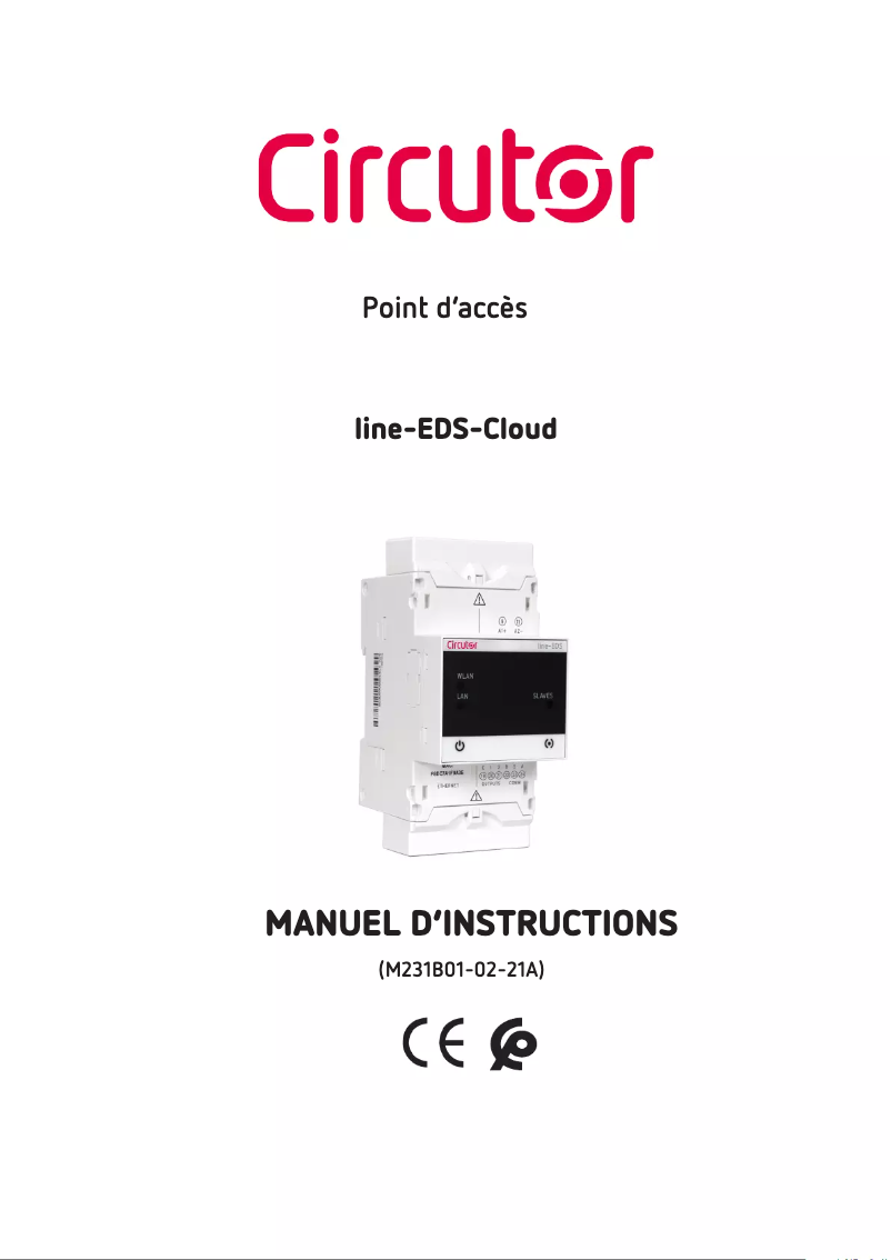 Page 1 de la notice Manuel utilisateur CIRCUTOR Line-EDS-Cloud