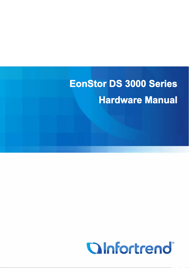 Image de la première page du manuel de l'appareil EonStor DS 3024U
