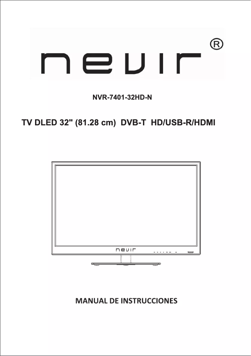 Page 1 de la notice Manuel utilisateur Nevir NVR-7401-32HD-N