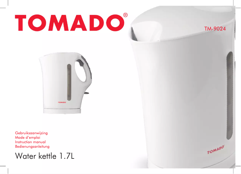Page 1 de la notice Manuel utilisateur Tomado TM-9024