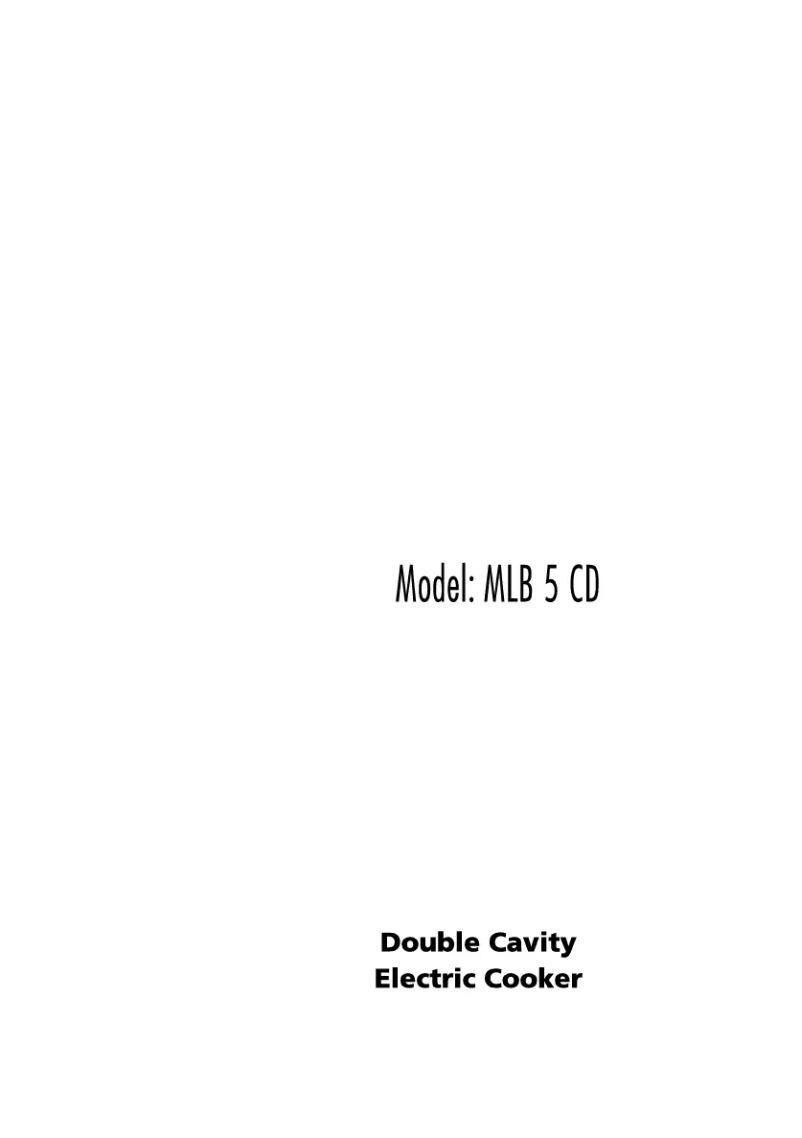 Page 1 de la notice Manuel utilisateur Flavel MLB5CD