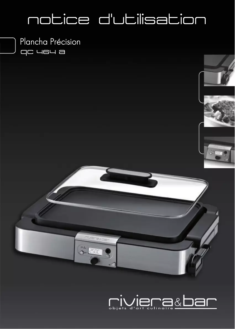 Page 1 de la notice Manuel utilisateur Riviera & Bar QC464A