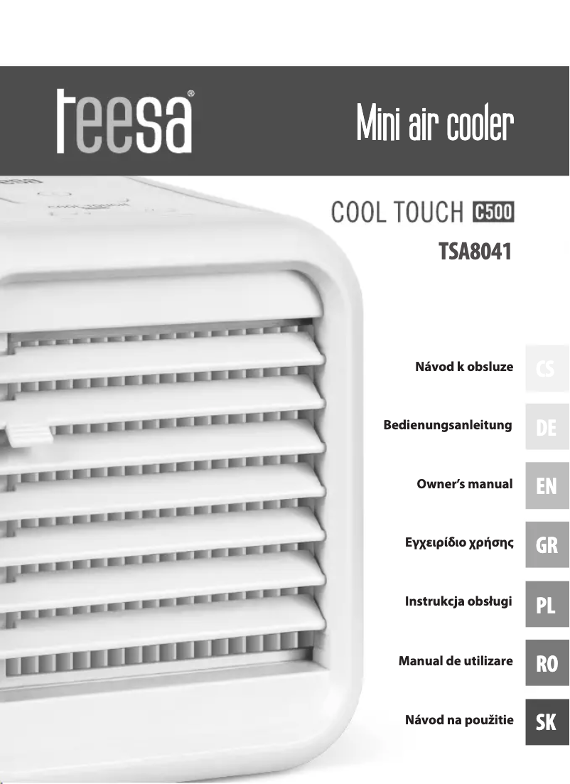 Page 1 de la notice Manuel utilisateur Teesa Cool Touch C500 TSA8041