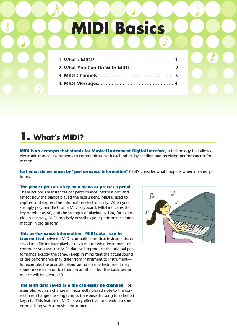 Page n°1 - Manuel utilisateur Yamaha Clavinova CLP-480PE