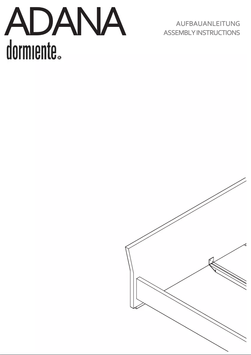 Page n°1 - Manuel utilisateur Dormiente Adana