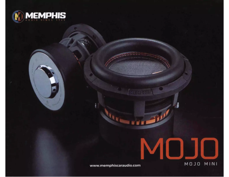 Page 1 de la notice Manuel utilisateur Memphis Audio MJM622