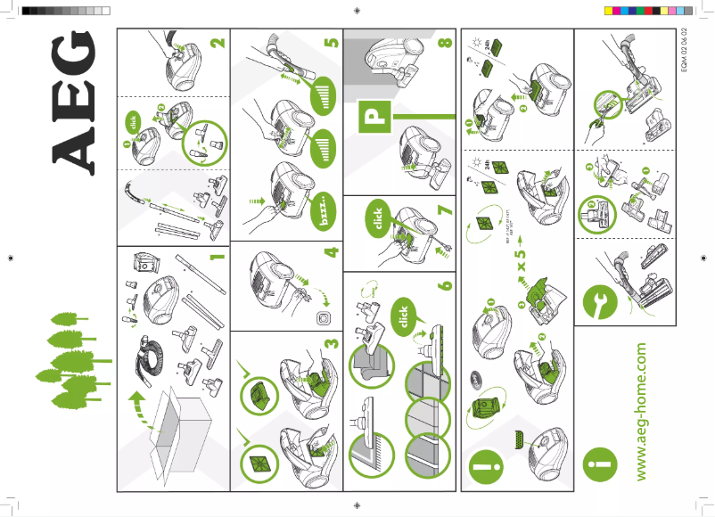 Page 1 de la notice Manuel utilisateur AEG Equipt AEQ30+