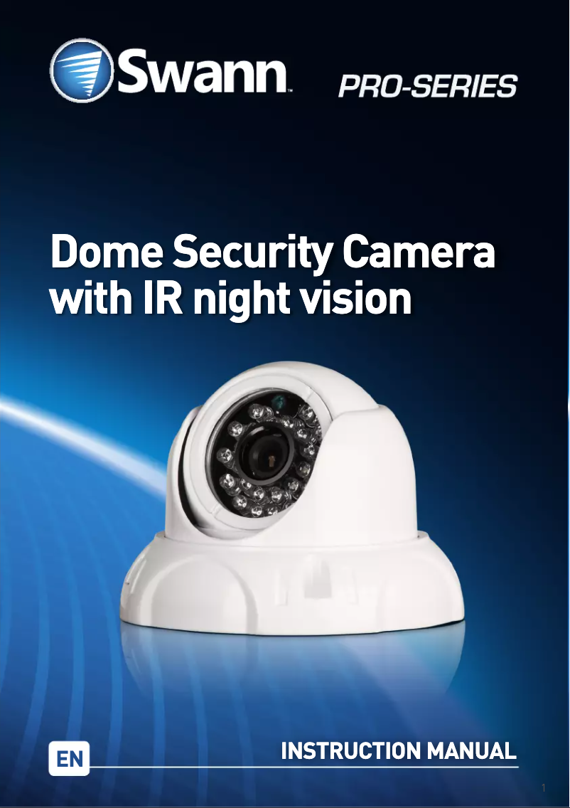 Page 1 de la notice Manuel utilisateur Swann PRO-736