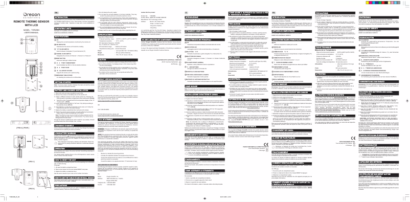 Image de la première page du manuel de l'appareil THR238N