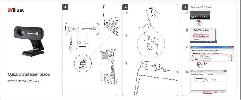 Page n°1 - Manuel utilisateur Trust 18350 Ceptor HD