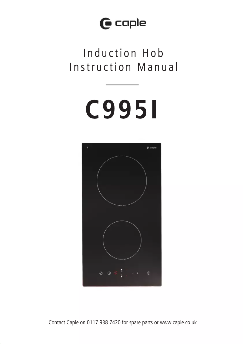 Page 1 de la notice Manuel utilisateur Caple C995i