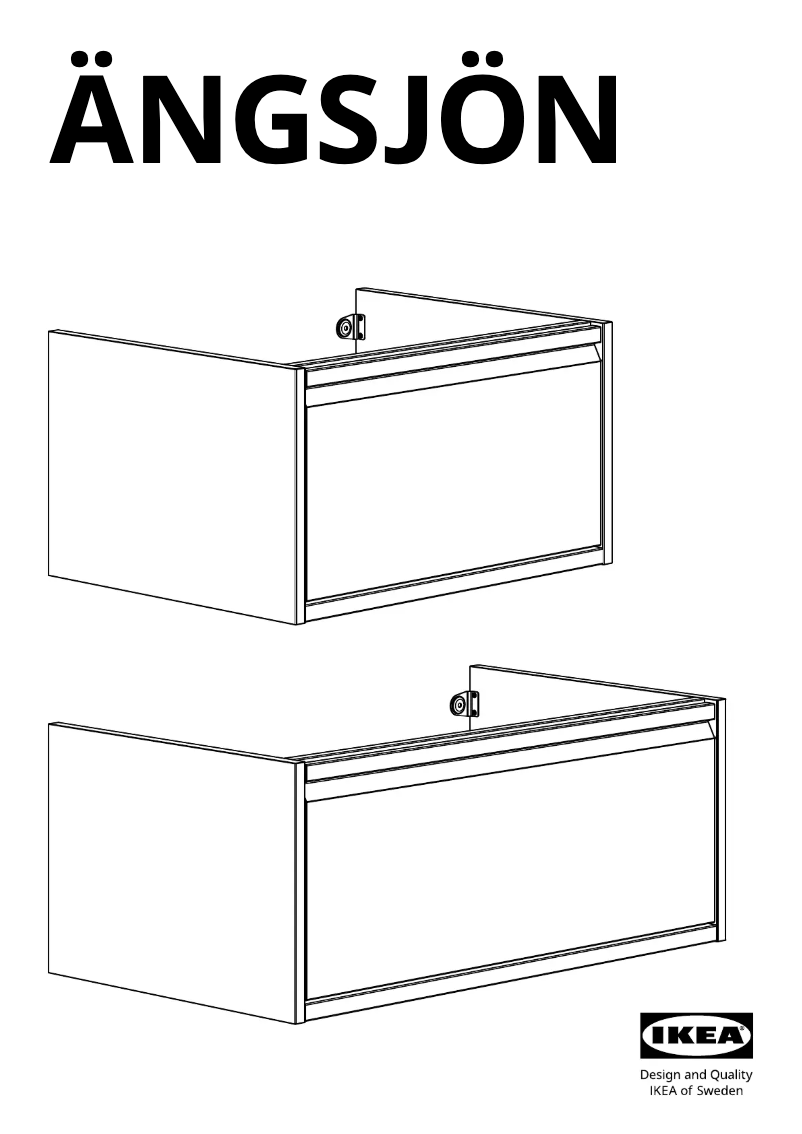 Página 1 del manual Manual de usuario Ikea ÄNGSJÖN 005.351.01