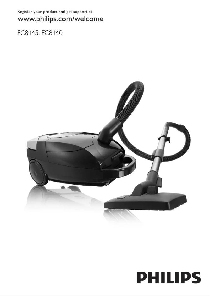 Page 1 de la notice Manuel utilisateur Philips Gladiator FC8440