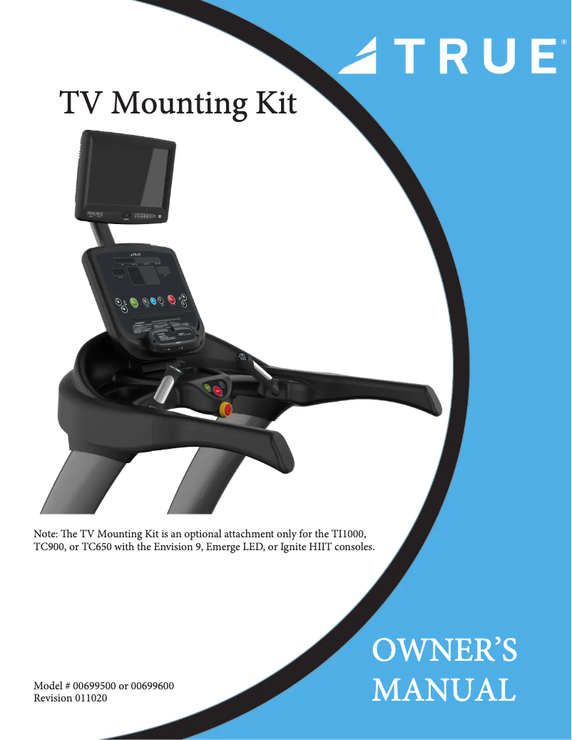 Image de la première page du manuel de l'appareil TV Mounting Kit