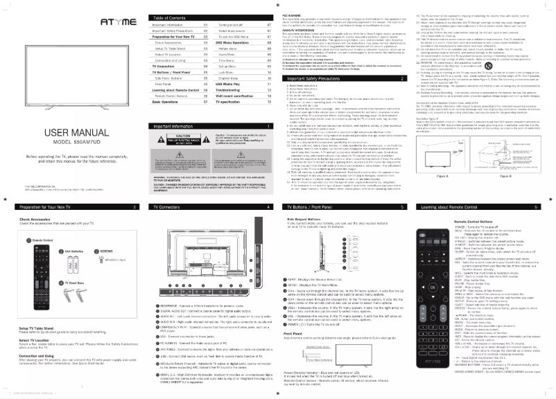 Page n°1 - Manuel utilisateur ATYME 550AM7UD