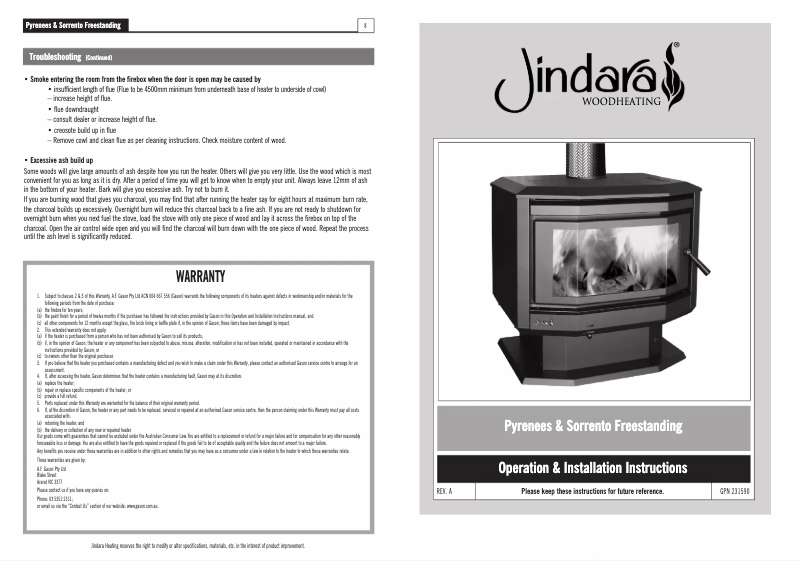 Page n°1 - Manuel utilisateur Jindara Pyrenees