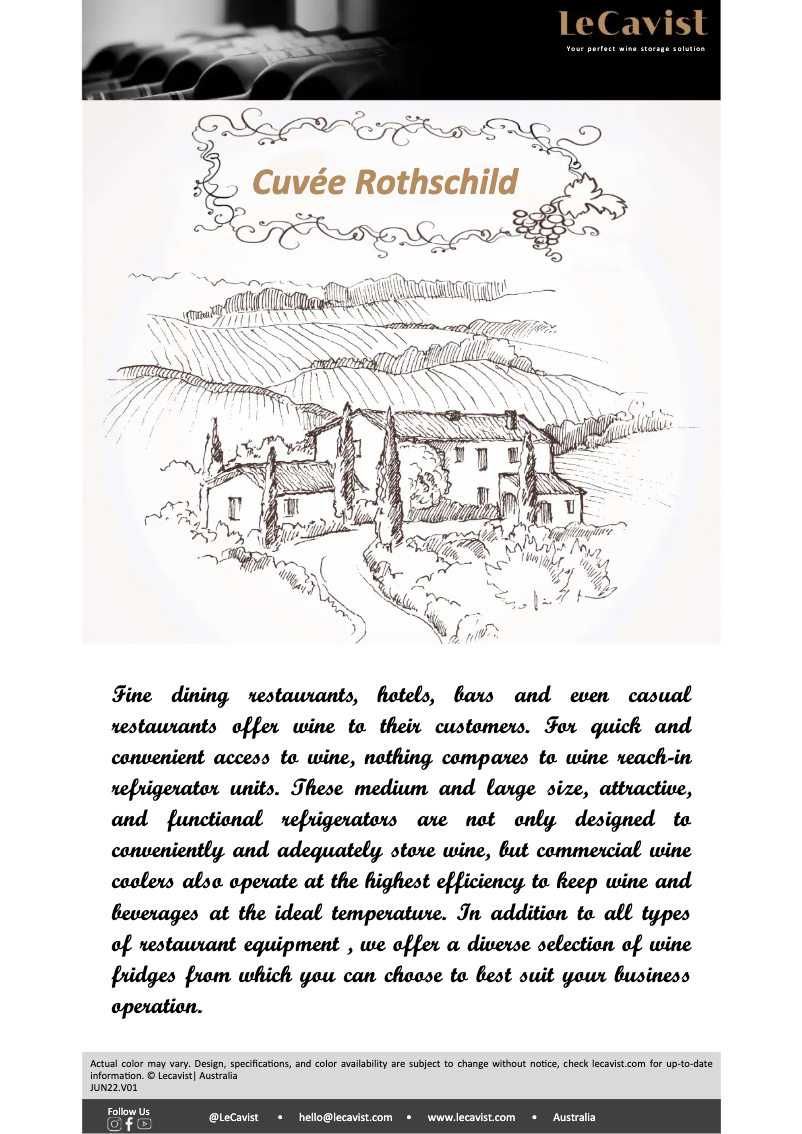 Página 1 del manual Ficha técnica LeCavist LCS140VN2Z2D